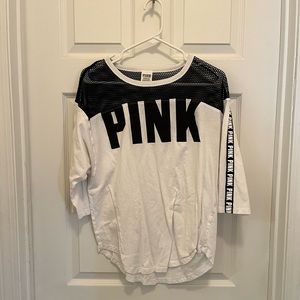Pink brand shirt